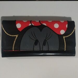 Minnie Mouse Loungefly wallet with half face